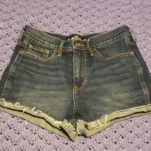 HOLLISTER Women's Jeans Shorts High Rise Stretch Size W26